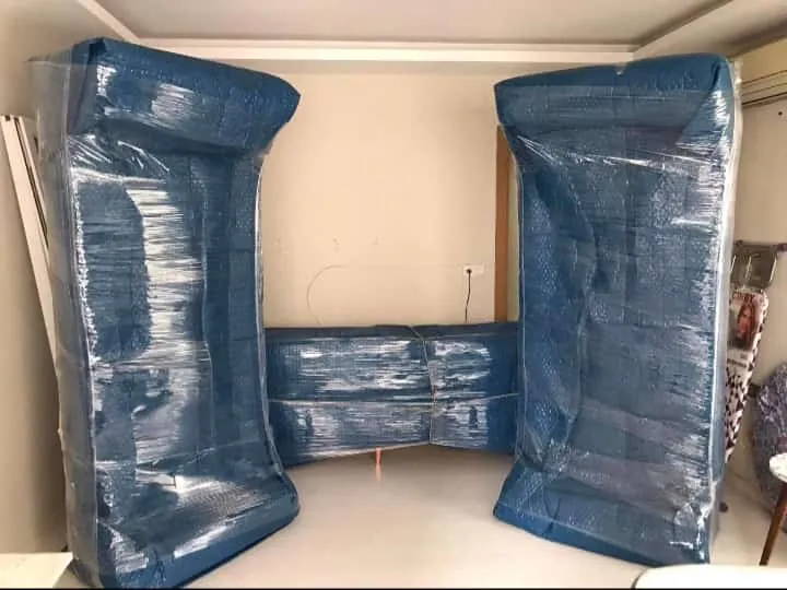 Ümitköy ambalajlı taşıma ile paketlenmiş köşe koltuk