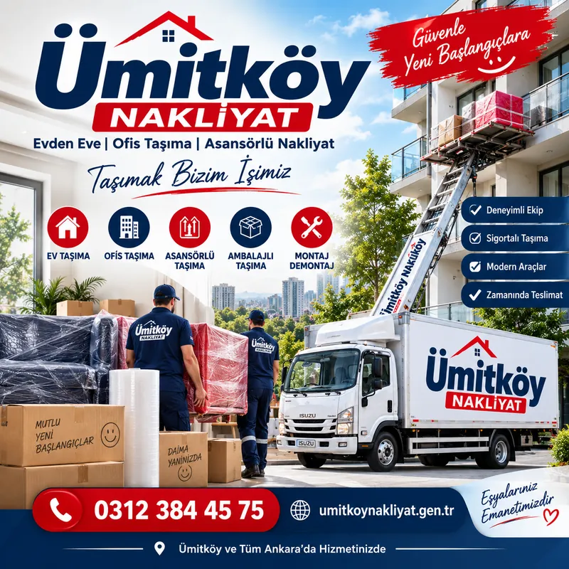 Ümitköy Nakliyat ekibi eşya taşırken